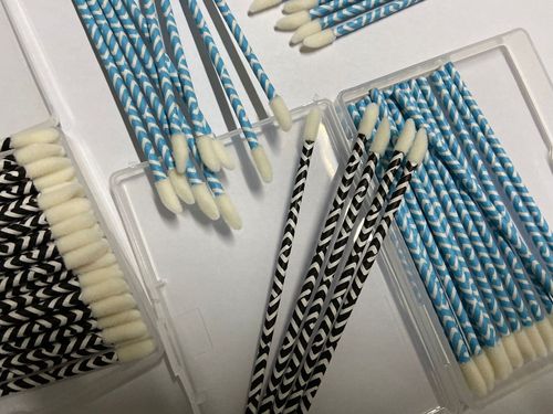厂家直销便携式一次性唇刷口红刷尼龙毛唇刷可以定制