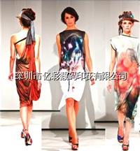 纯棉t恤白墨数码直喷